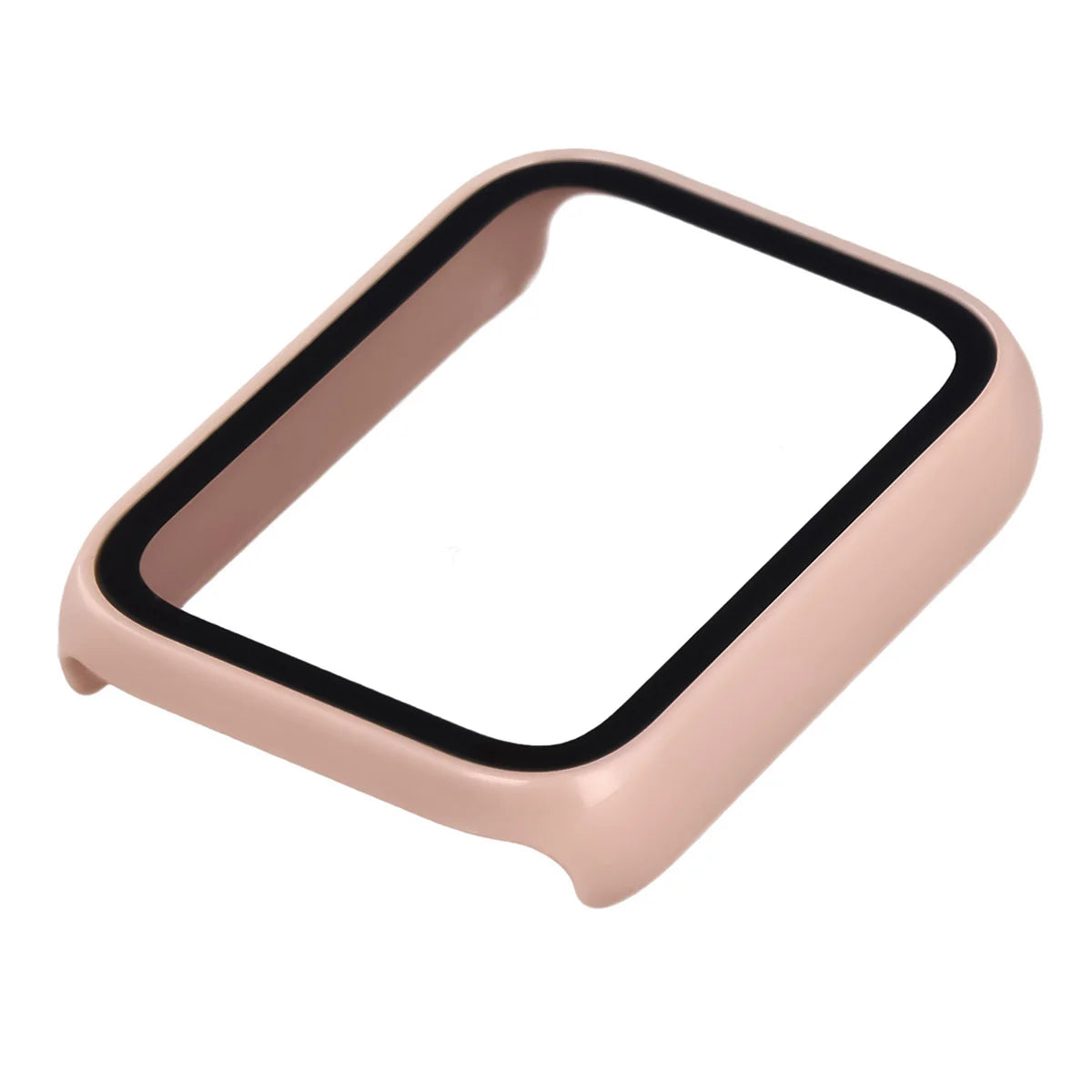 Schutzhülle mit Glas für Xiaomi Smart Band 10 Pro, Bizon Case Watch Adamo, Rosa