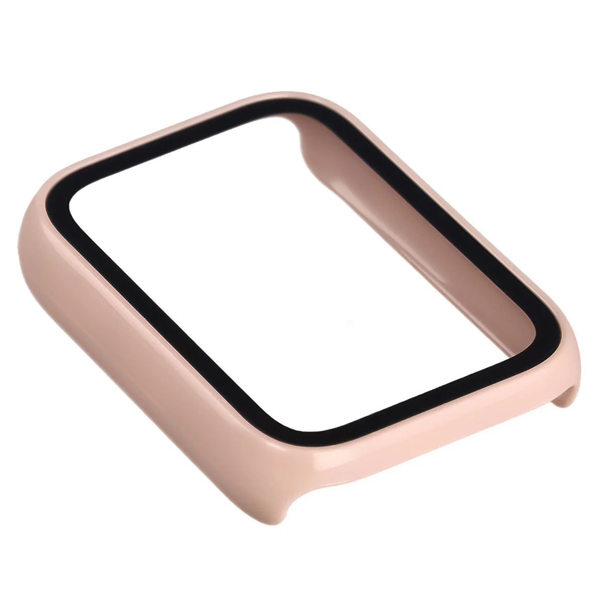 Schutzhülle mit Glas für Xiaomi Smart Band 10 Pro, Bizon Case Watch Adamo, Rosa