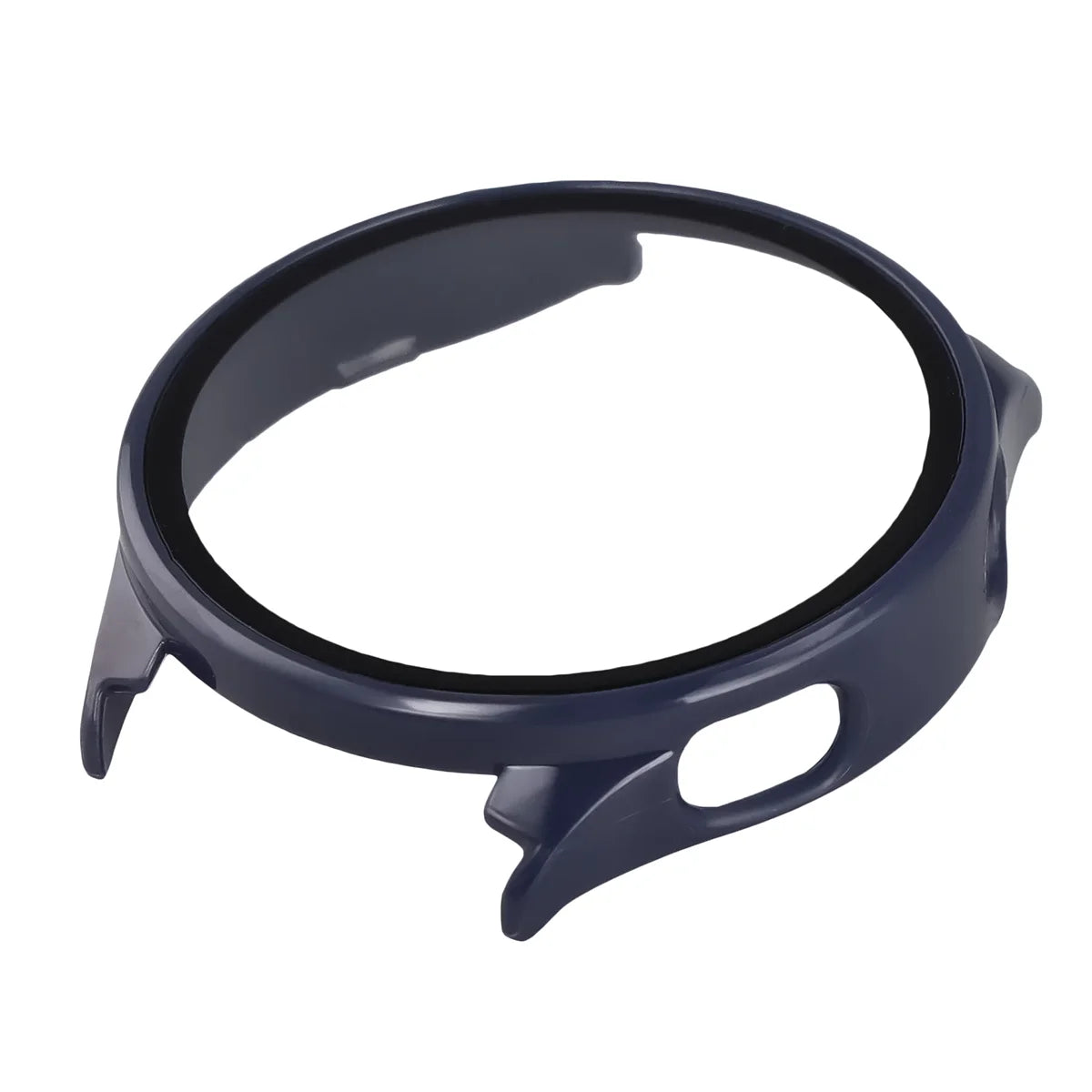 Schutzhülle mit Glas für Xiaomi Watch 5, Bizon Case Watch Adamo, Dunkelblau