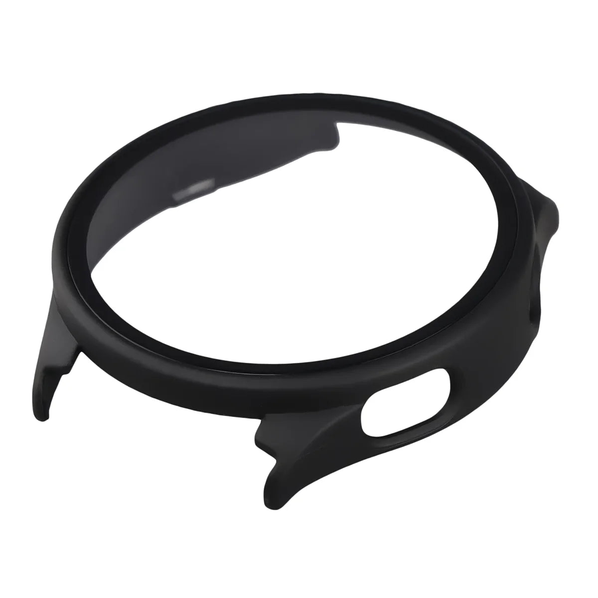 Schutzhülle mit Glas für Xiaomi Watch 5, Bizon Case Watch Adamo, mattes Schwarz
