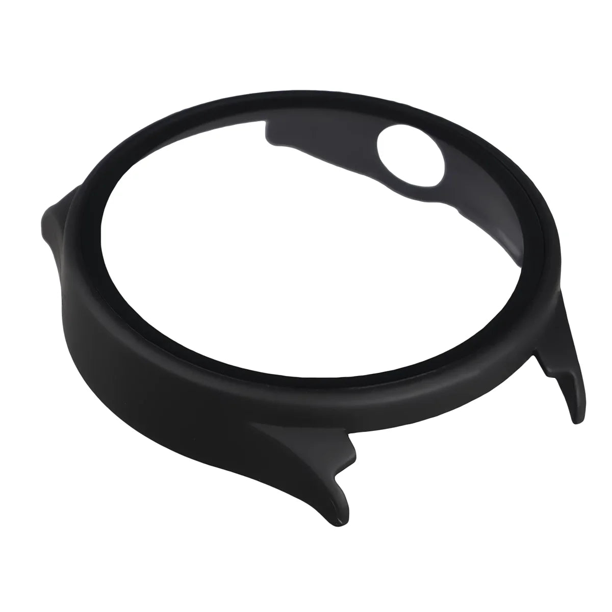 Schutzhülle mit Glas für Xiaomi Watch 5, Bizon Case Watch Adamo, mattes Schwarz