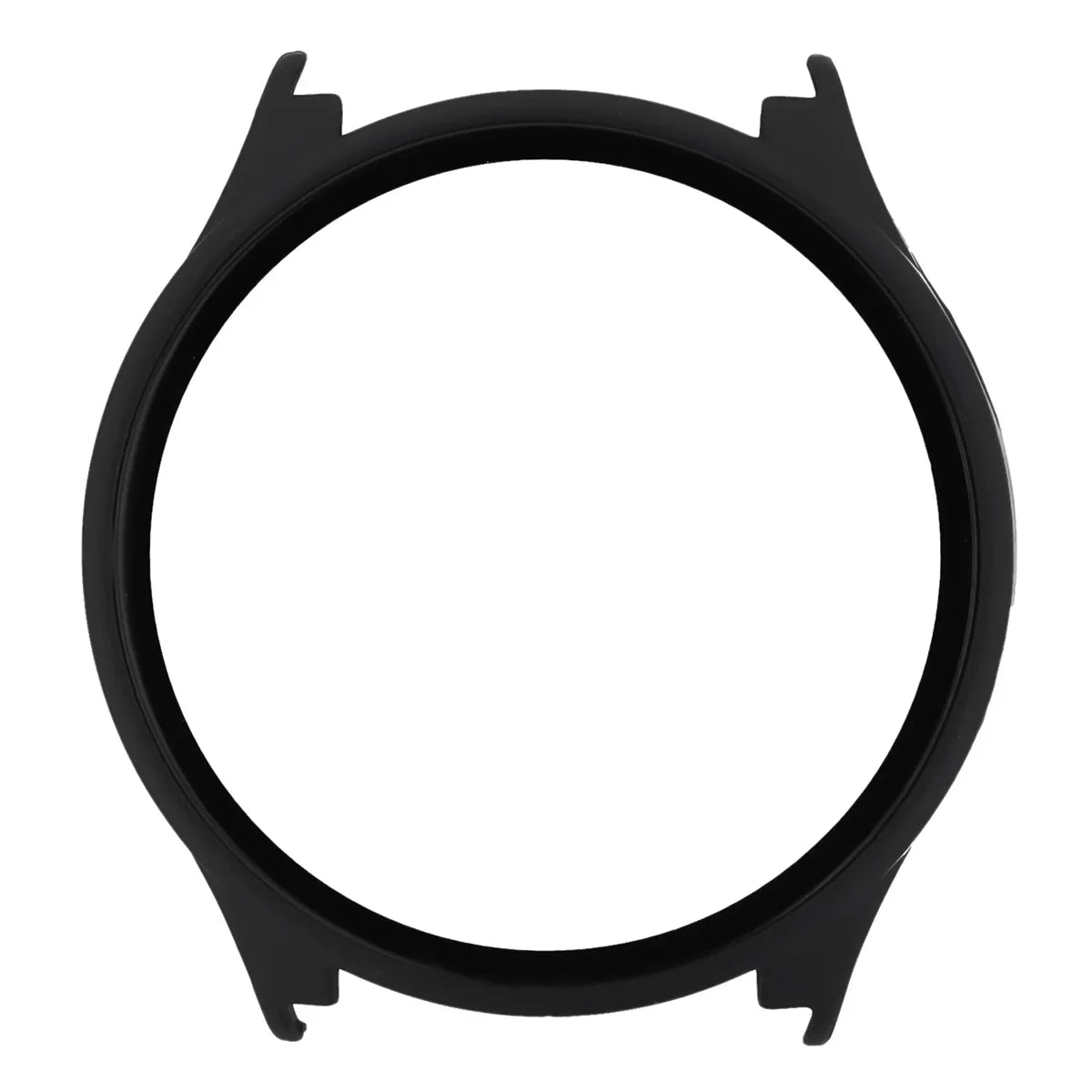 Schutzhülle mit Glas für Xiaomi Watch 5, Bizon Case Watch Adamo, mattes Schwarz