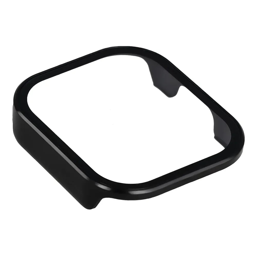 Schutzhülle mit Glas für Xiaomi Redmi Watch 6 Active, Bizon Case Watch Adamo, Schwarz (7/8)
