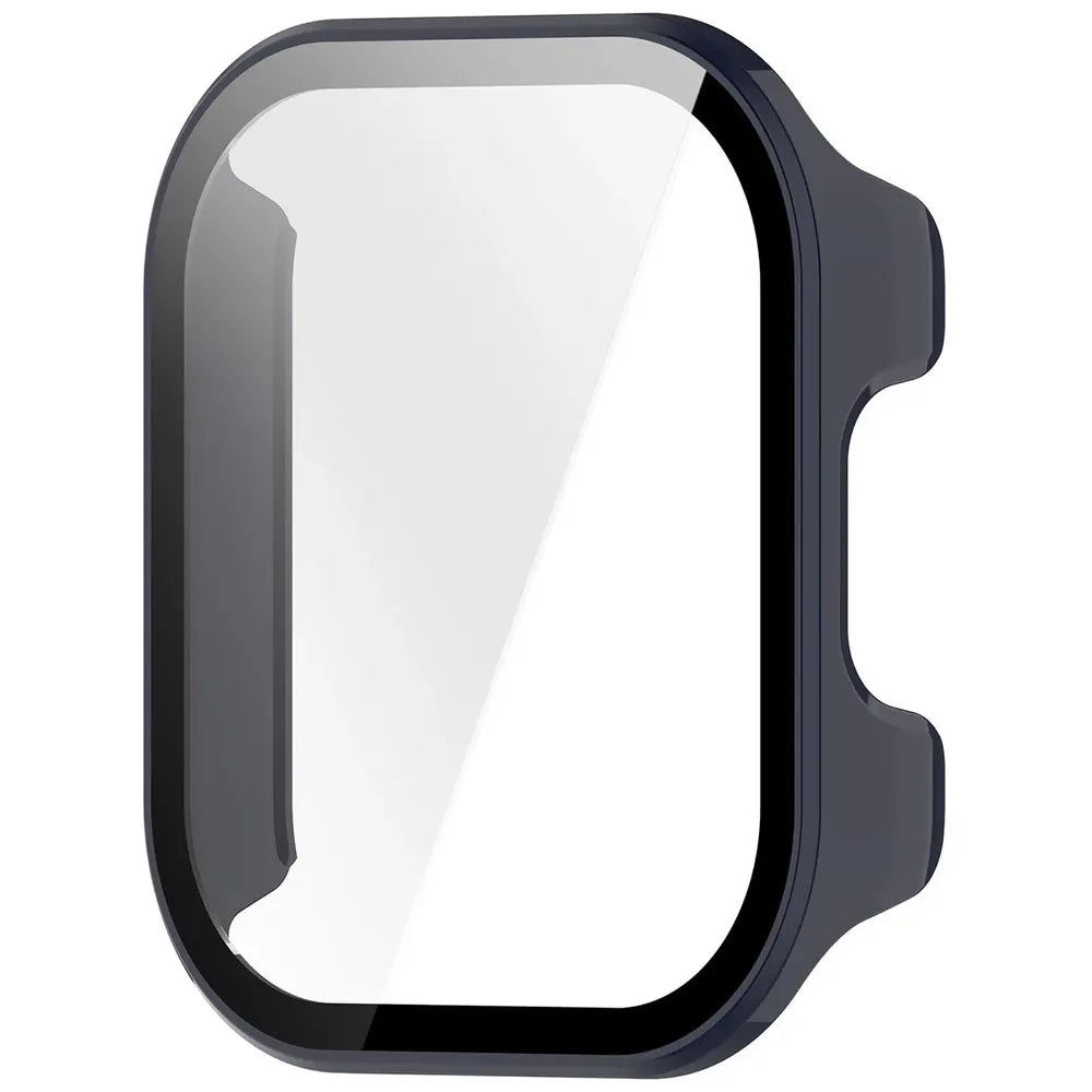 Schutzhülle mit Glas für Xiaomi Redmi Watch 6 Active, Bizon Case Watch Adamo, Blau (3/8)