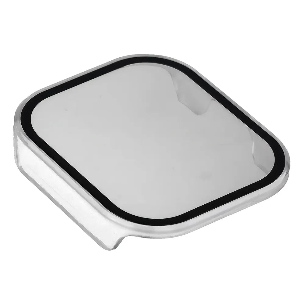 Schutzhülle mit Glas für Xiaomi Redmi Watch 6 Active, Bizon Case Watch Adamo, Transparent (7/8)
