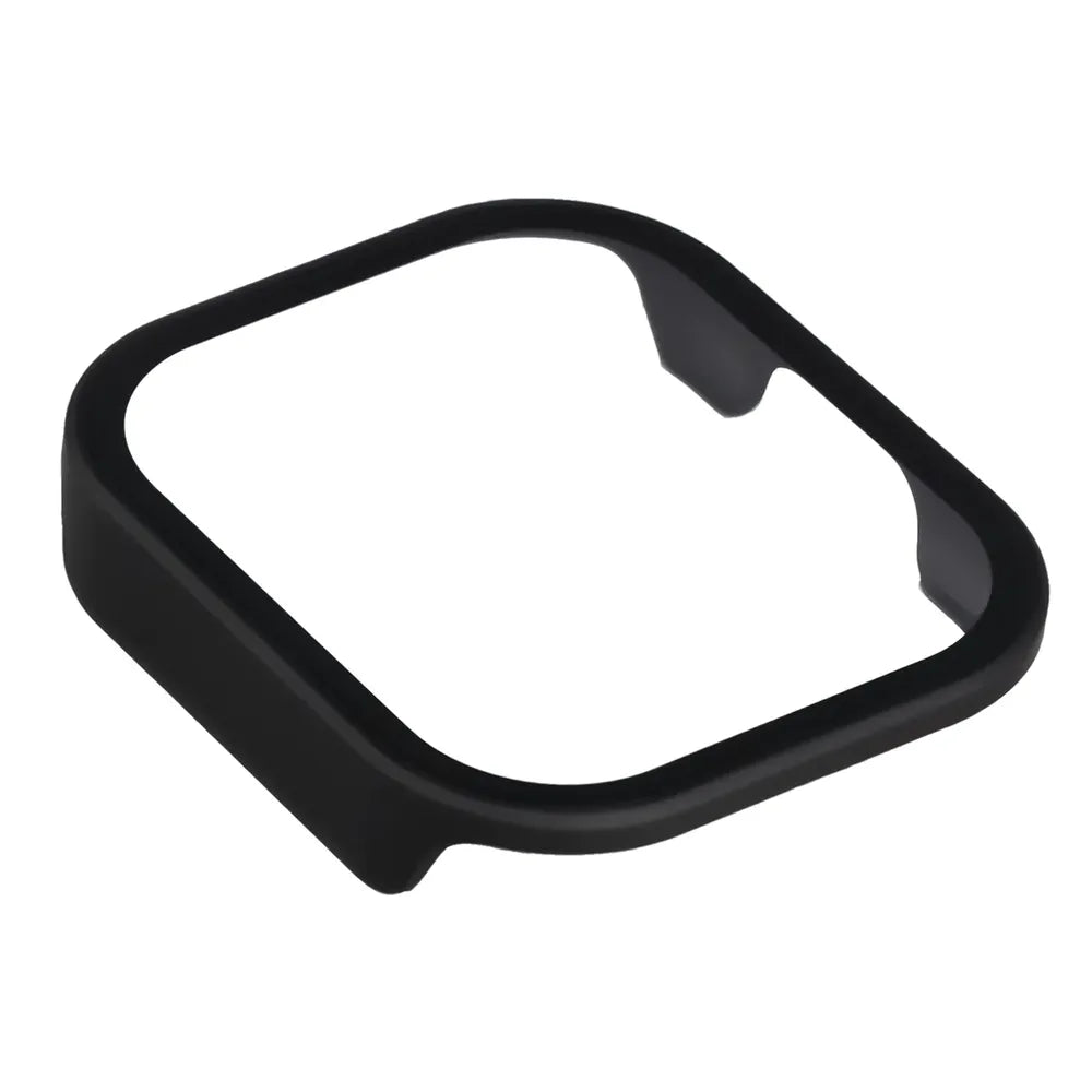 Schutzhülle mit Glas für Xiaomi Redmi Watch 6 Active, Bizon Case Watch Adamo, mattes Schwarz (7/8)