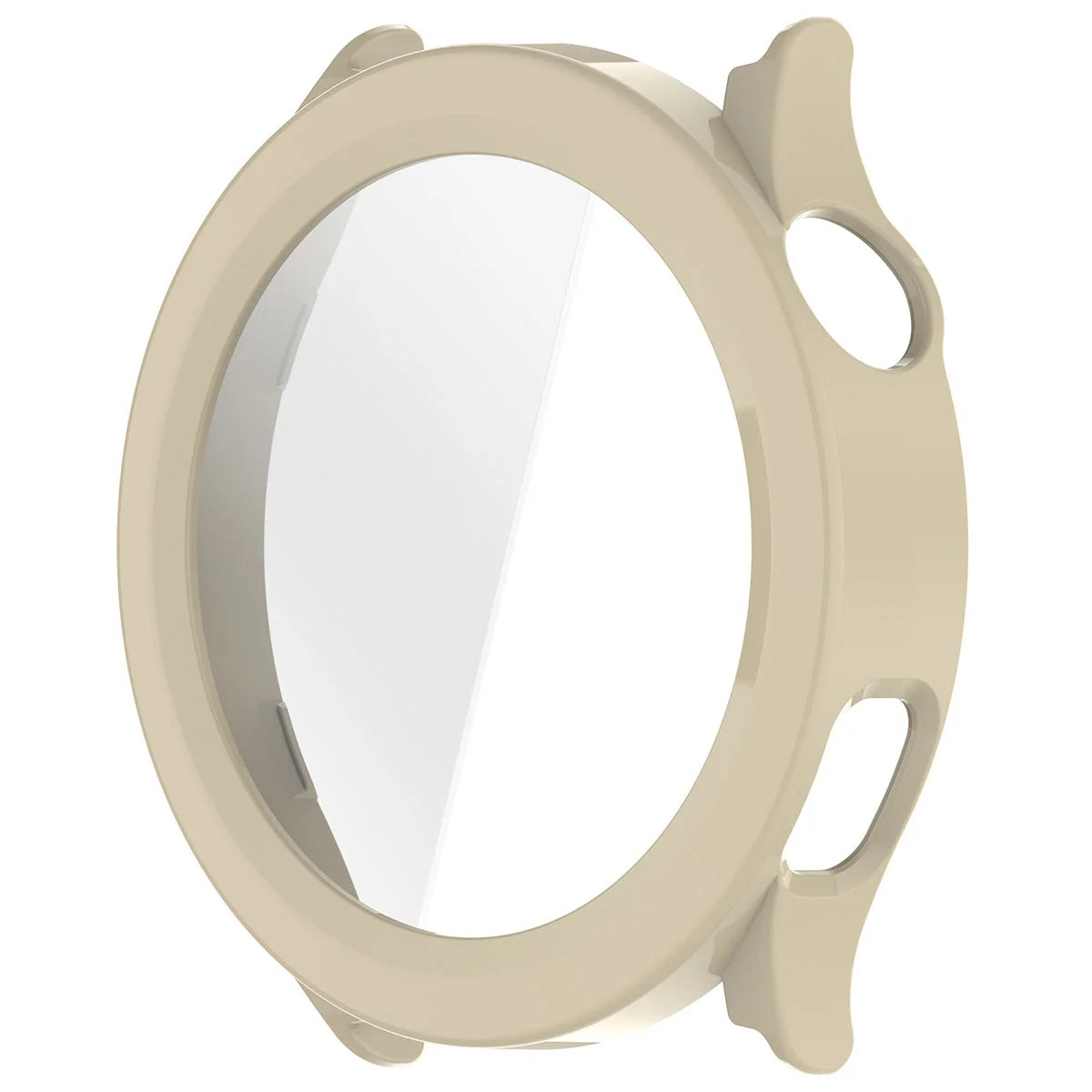 Schutzhülle mit Glas für Xiaomi Watch S5, Bizon Case Watch Adamo, Beige