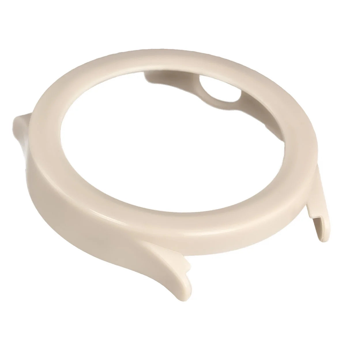 Schutzhülle mit Glas für Xiaomi Watch S5, Bizon Case Watch Adamo, Beige