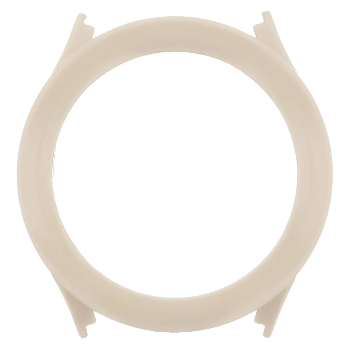 Schutzhülle mit Glas für Xiaomi Watch S5, Bizon Case Watch Adamo, Beige
