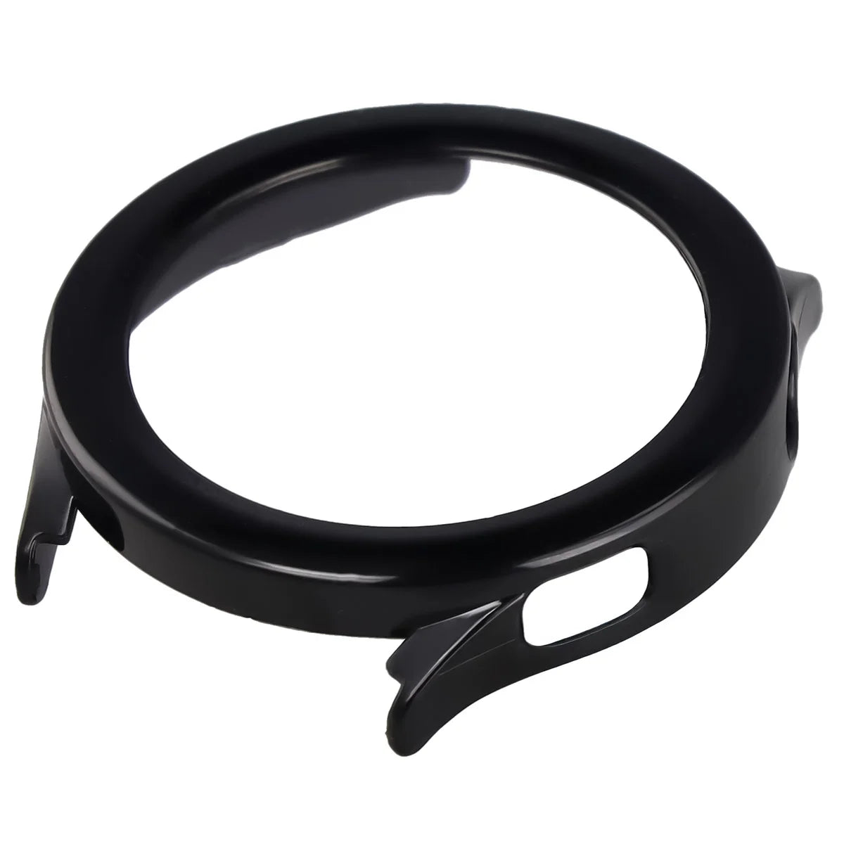 Schutzhülle mit Glas für Xiaomi Watch S5, Bizon Case Watch Adamo, Schwarz