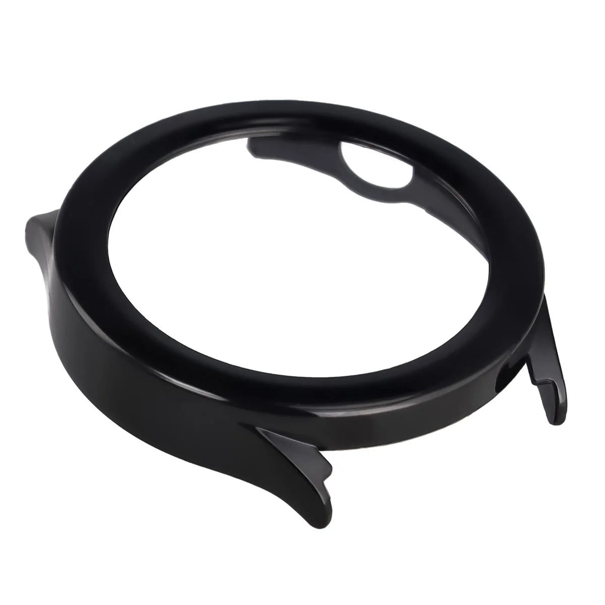 Schutzhülle mit Glas für Xiaomi Watch S5, Bizon Case Watch Adamo, Schwarz