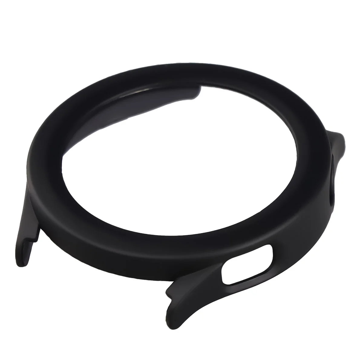 Schutzhülle mit Glas für Xiaomi Watch S5, Bizon Case Watch Adamo, mattes Schwarz