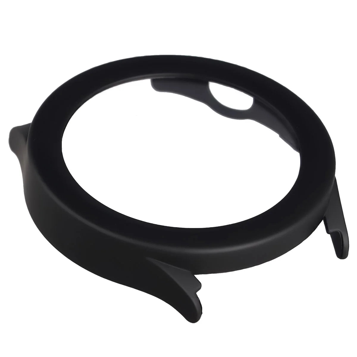 Schutzhülle mit Glas für Xiaomi Watch S5, Bizon Case Watch Adamo, mattes Schwarz