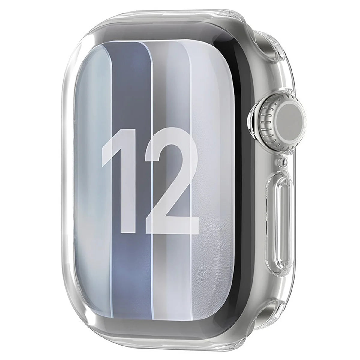 Schutzhülle für Apple Watch Series 12 42mm, Bizon Case Watch Felipe, Transparent (8/8)