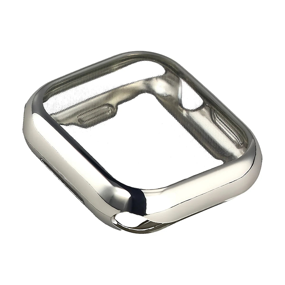 Schutzhülle für Apple Watch Series 12 42mm, Bizon Case Watch Felipe, Silbern (5/8)