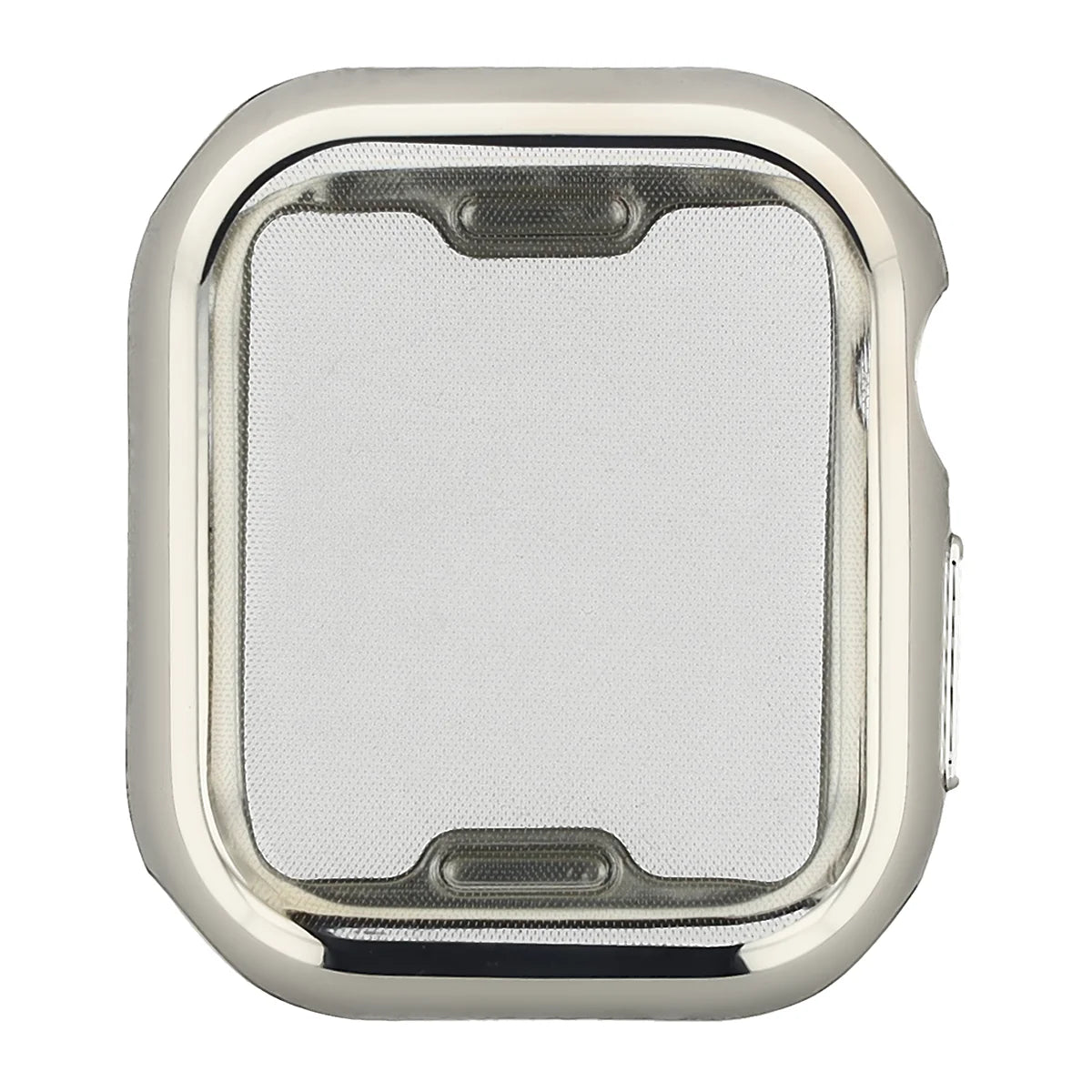 Schutzhülle für Apple Watch Series 12 42mm, Bizon Case Watch Felipe, Silbern (6/8)