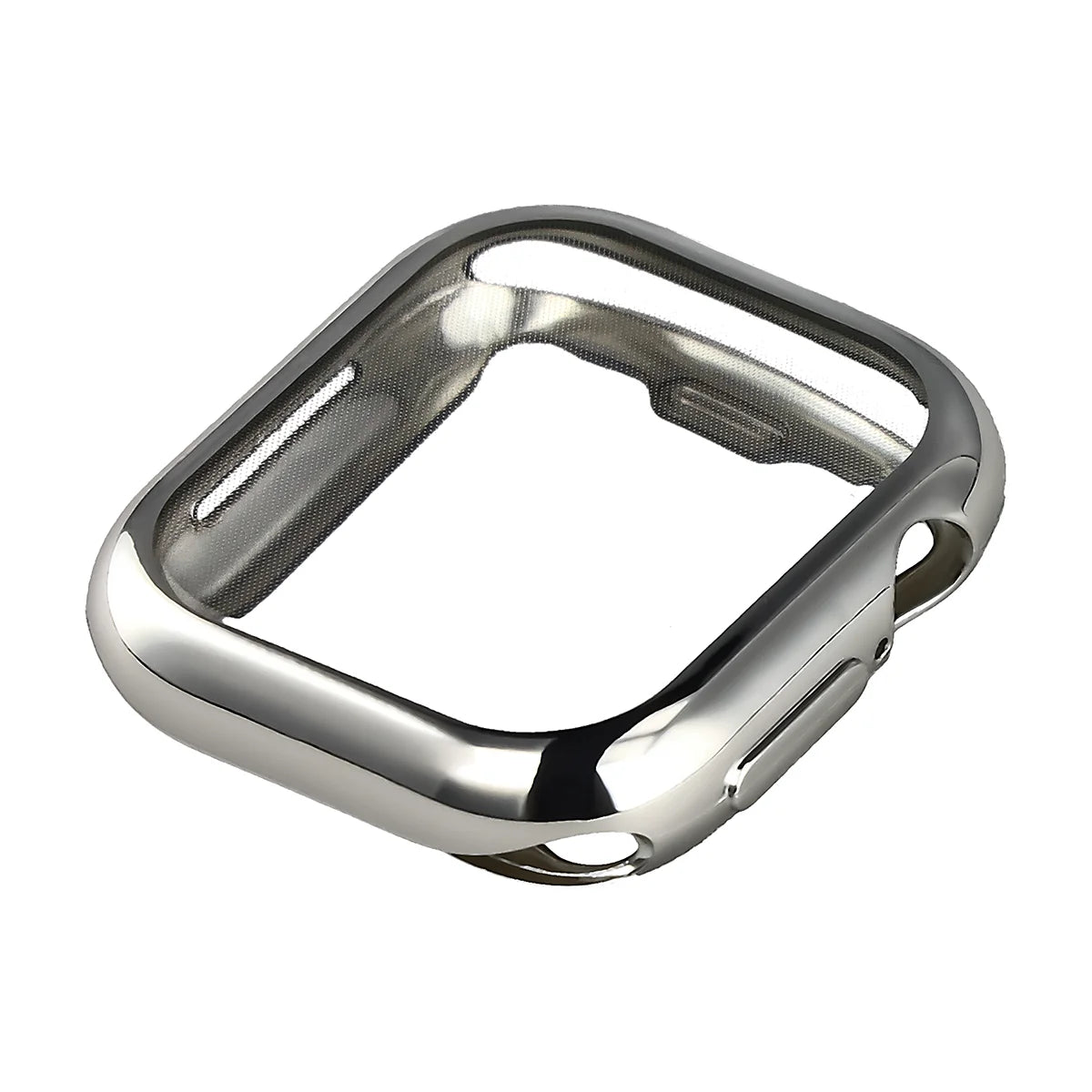 Schutzhülle für Apple Watch Series 12 46mm, Bizon Case Watch Felipe, Silbern (4/8)