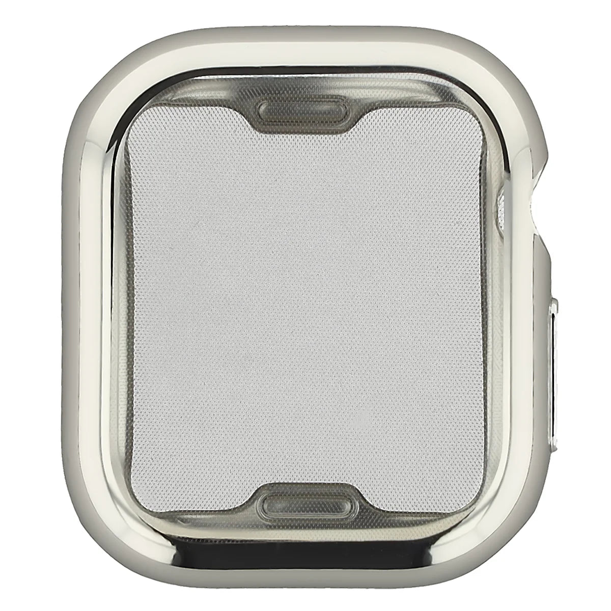 Schutzhülle für Apple Watch Series 12 46mm, Bizon Case Watch Felipe, Silbern (6/8)