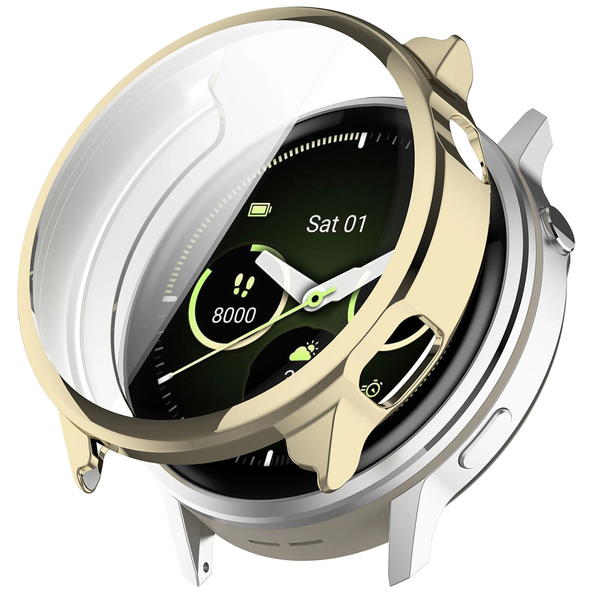 Schutzhülle für Garmin Venu 4 45 mm, Bizon Case Watch Felipe, Golden