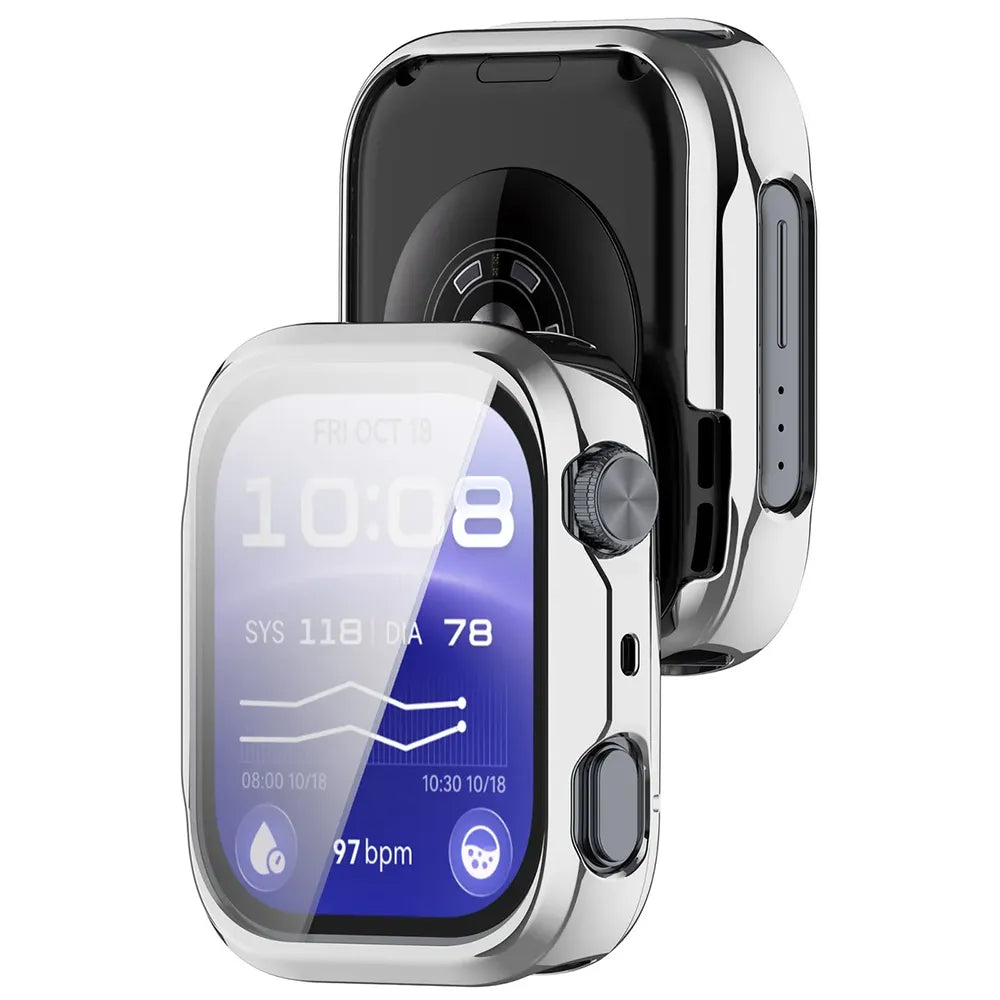Schutzhülle für Huawei Watch D3, Bizon Case Watch Felipe, Silbern (1/8)
