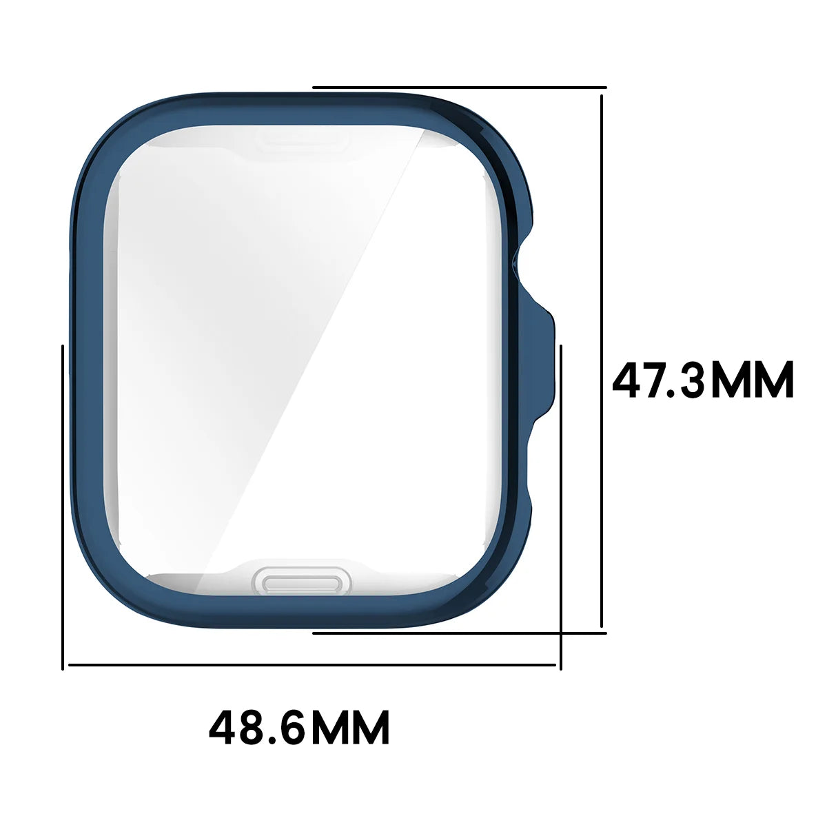 Schutzhülle für Huawei Watch Fit 5 Pro, Bizon Case Watch Felipe, Blau