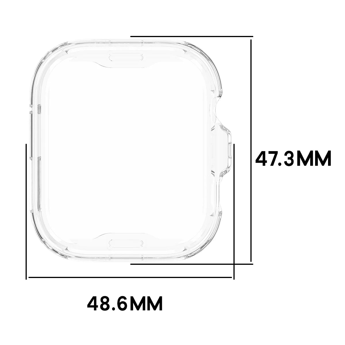 Schutzhülle für Huawei Watch Fit 5 Pro, Bizon Case Watch Felipe, Transparent