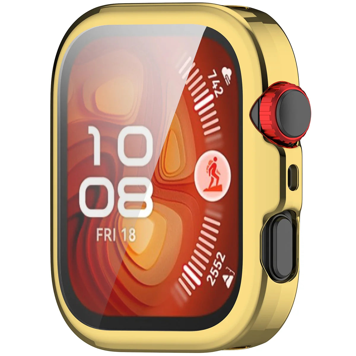 Schutzhülle für Huawei Watch Fit 5 Pro, Bizon Case Watch Felipe, Golden