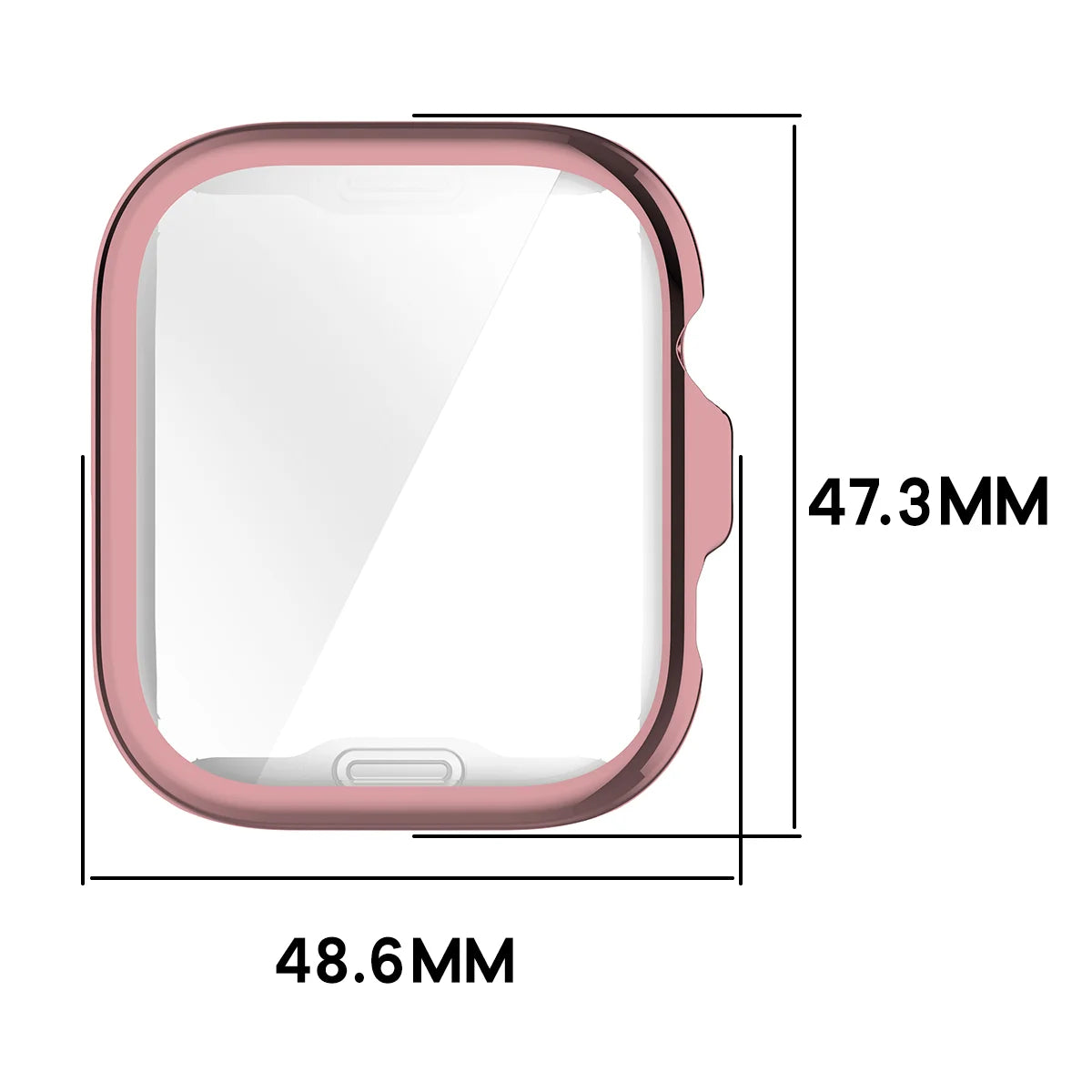 Schutzhülle für Huawei Watch Fit 5 Pro, Bizon Case Watch Felipe, Rosa