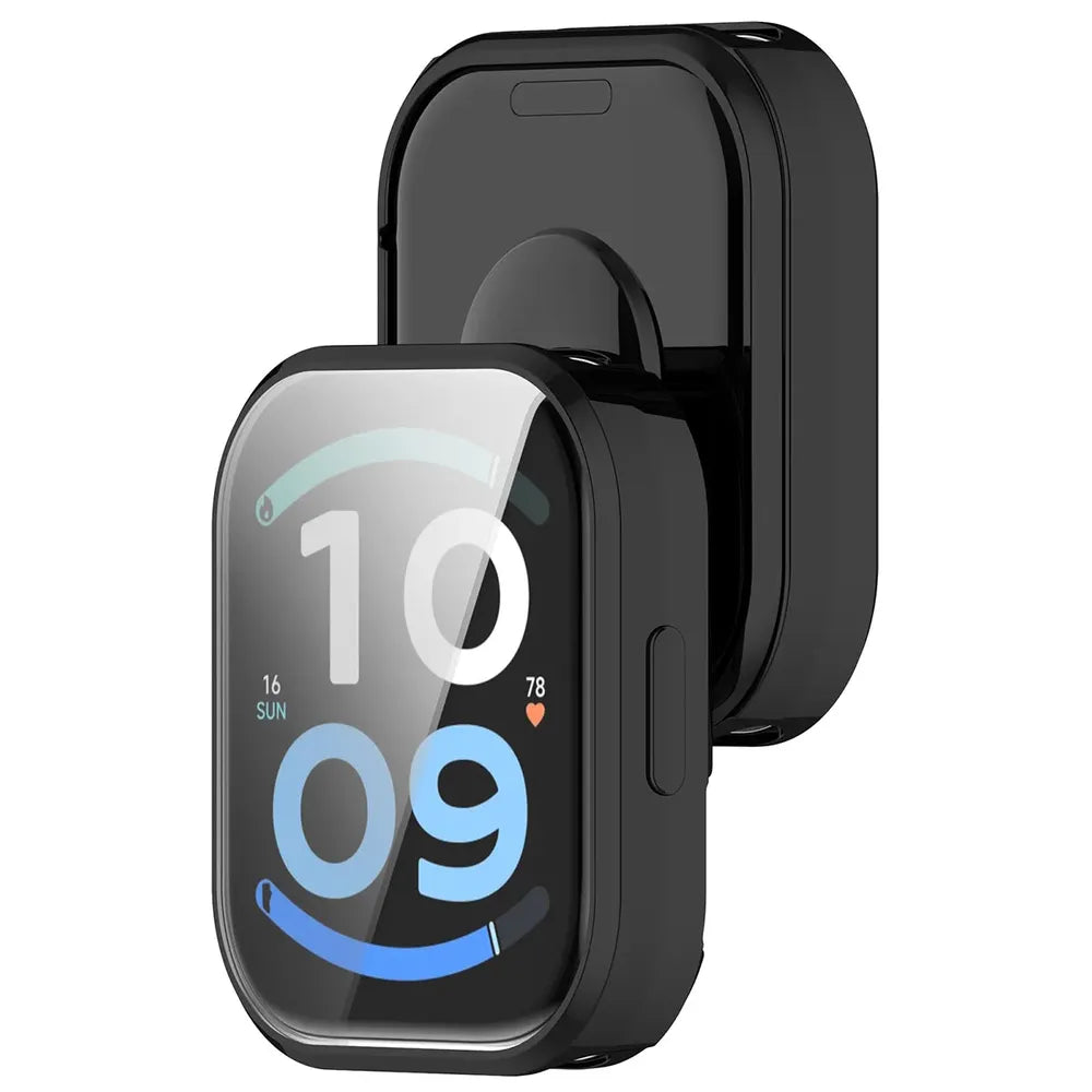 Schutzhülle für Xiaomi Redmi Watch 6 Active, Bizon Case Watch Felipe, Schwarz (1/8)