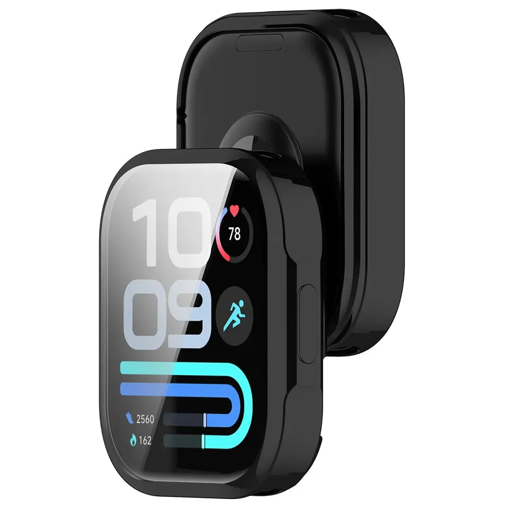Schutzhülle für Xiaomi Redmi Watch 6 Lite, Bizon Case Watch Felipe, Schwarz (1/8)