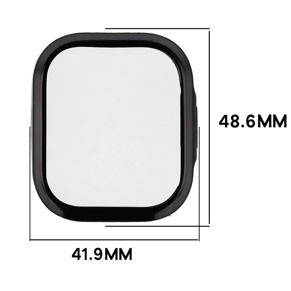 Schutzhülle für Xiaomi Redmi Watch 6 Lite, Bizon Case Watch Felipe, Schwarz (2/8)