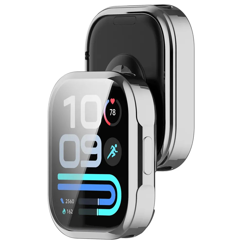 Schutzhülle für Xiaomi Redmi Watch 6 Lite, Bizon Case Watch Felipe, Silbern (1/8)