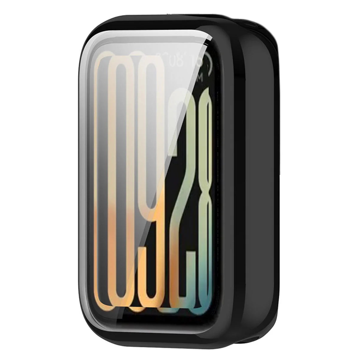 Schutzhülle für Xiaomi Smart Band 10 Pro, Bizon Case Watch Felipe, Schwarz