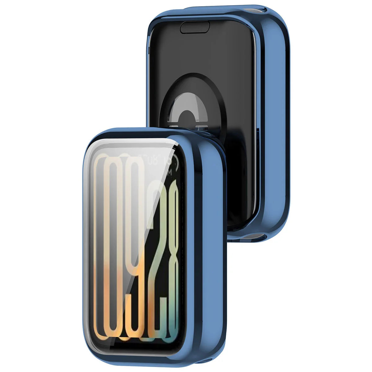 Schutzhülle für Xiaomi Smart Band 10 Pro, Bizon Case Watch Felipe, Blau