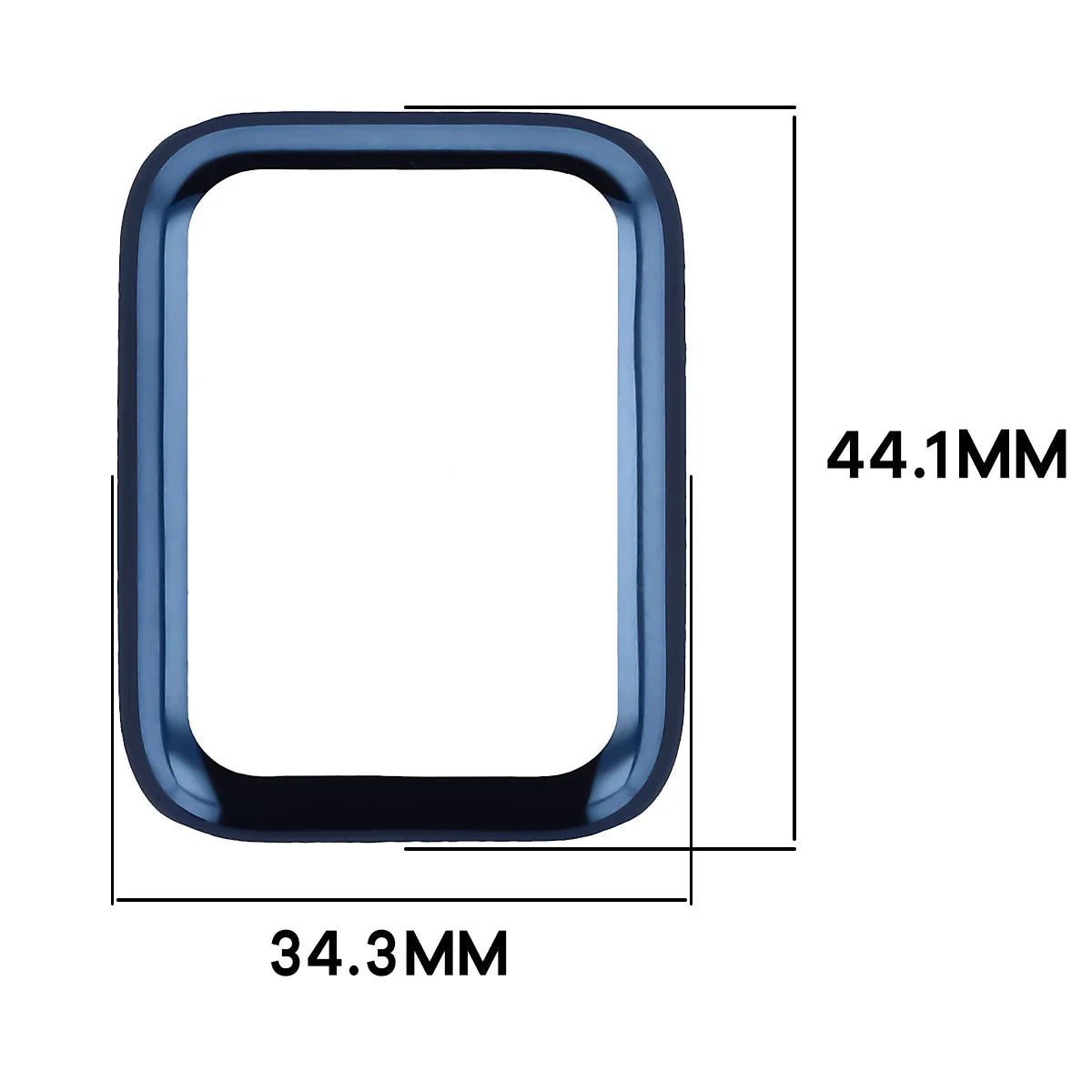 Schutzhülle für Xiaomi Smart Band 10 Pro, Bizon Case Watch Felipe, Blau