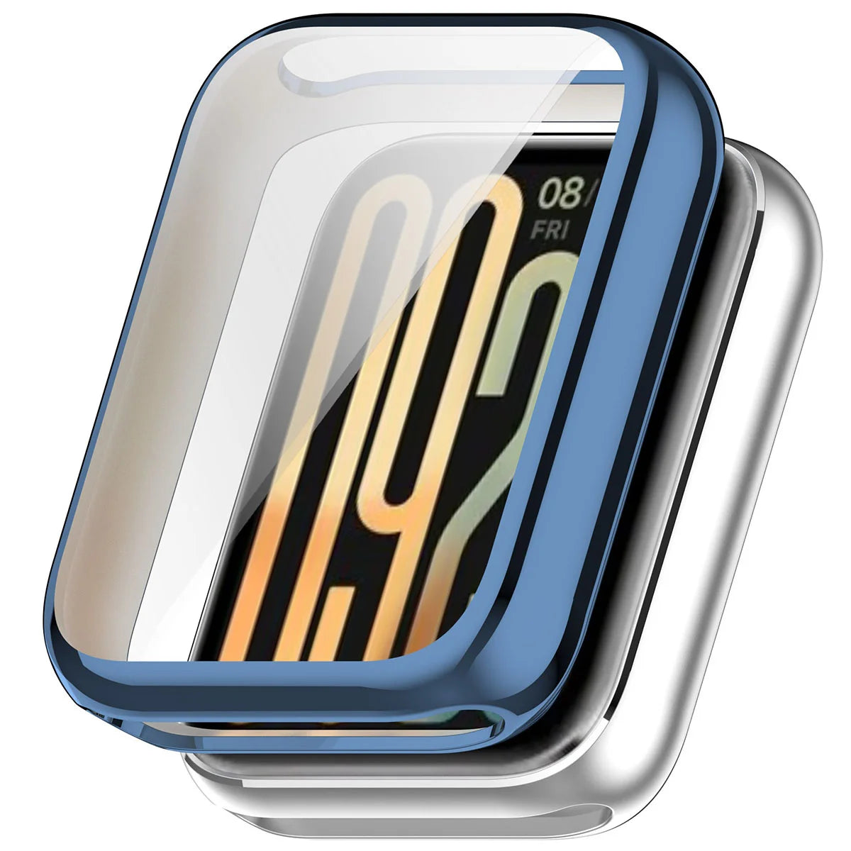 Schutzhülle für Xiaomi Smart Band 10 Pro, Bizon Case Watch Felipe, Blau