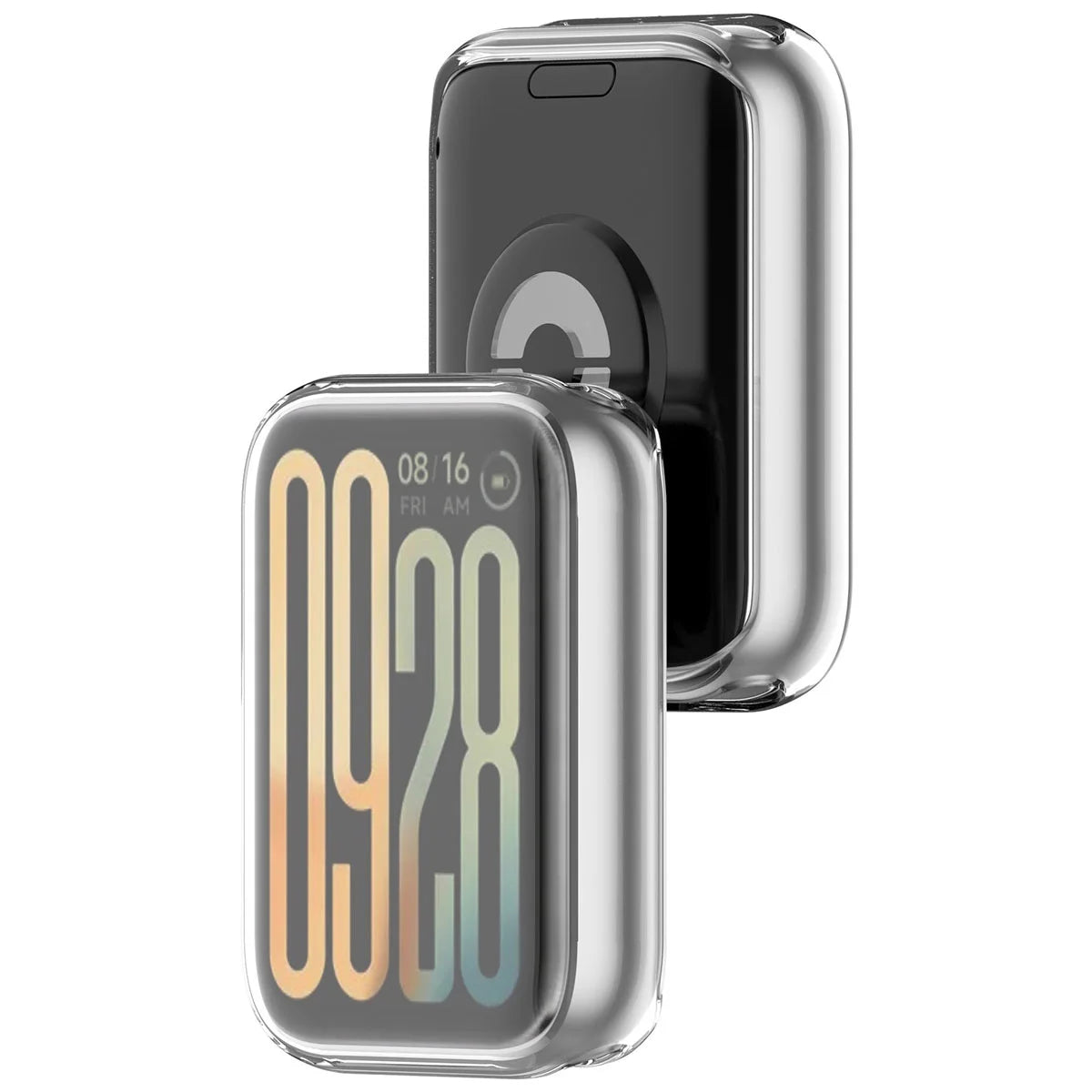 Schutzhülle für Xiaomi Smart Band 10 Pro, Bizon Case Watch Felipe, Transparent