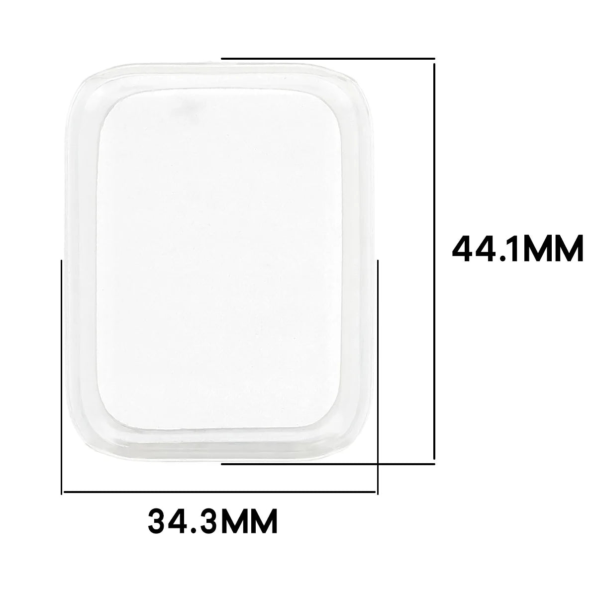 Schutzhülle für Xiaomi Smart Band 10 Pro, Bizon Case Watch Felipe, Transparent