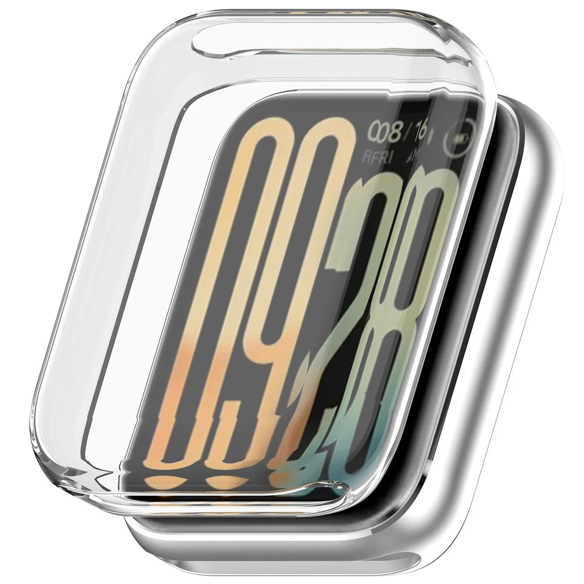 Schutzhülle für Xiaomi Smart Band 10 Pro, Bizon Case Watch Felipe, Transparent