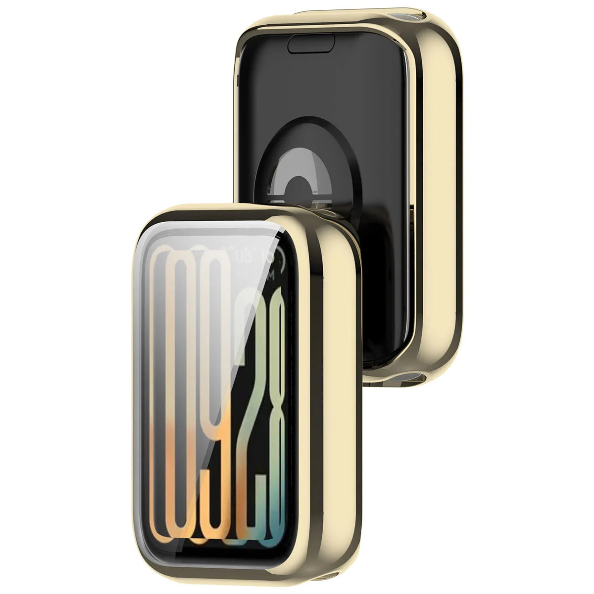 Schutzhülle für Xiaomi Smart Band 10 Pro, Bizon Case Watch Felipe, Golden