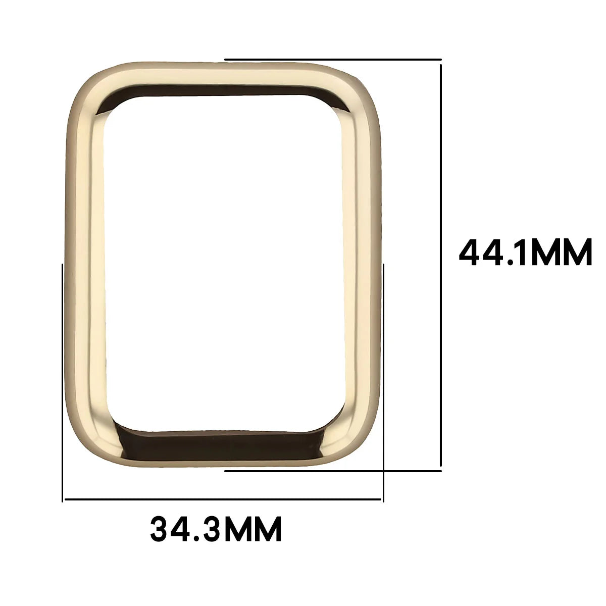 Schutzhülle für Xiaomi Smart Band 10 Pro, Bizon Case Watch Felipe, Golden