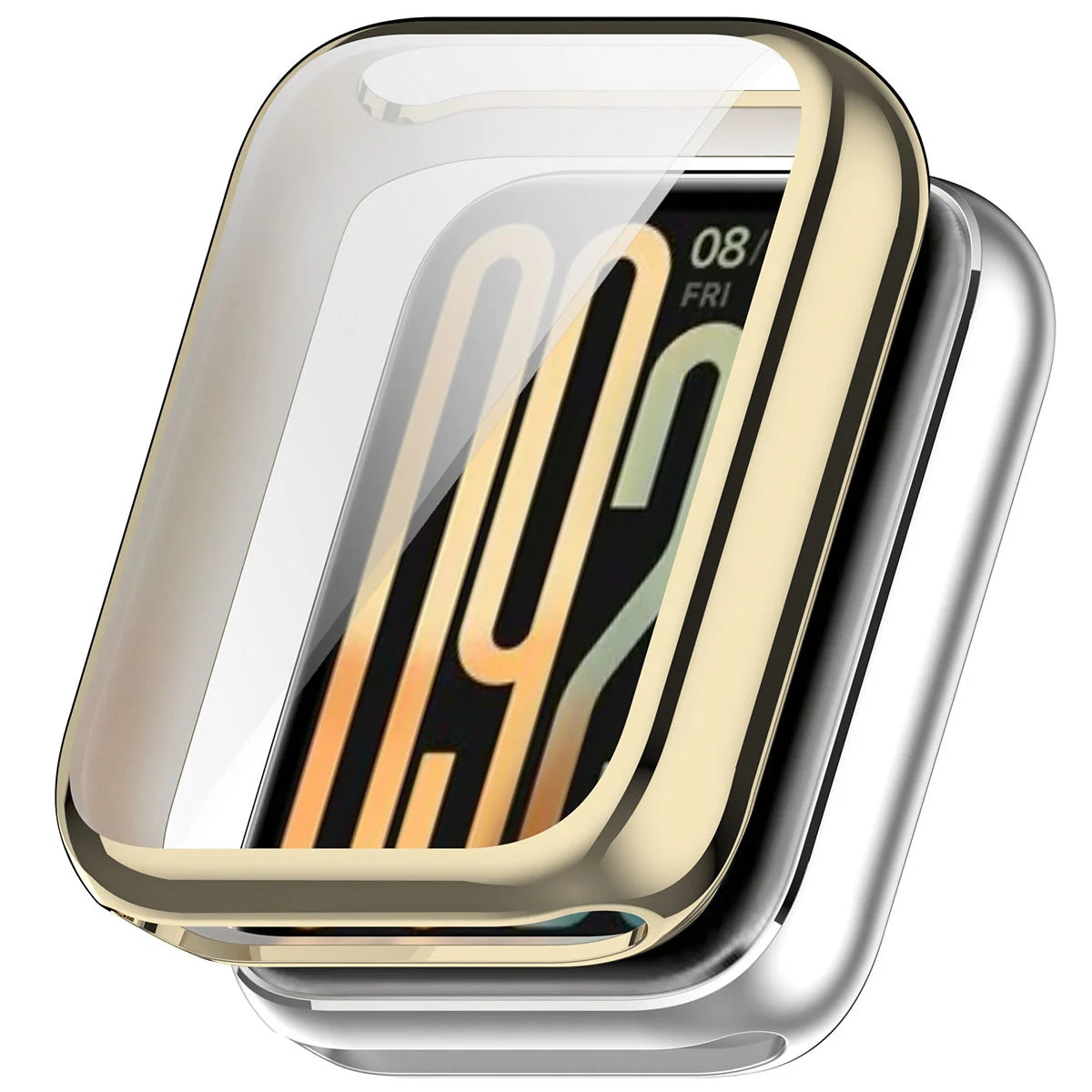 Schutzhülle für Xiaomi Smart Band 10 Pro, Bizon Case Watch Felipe, Golden