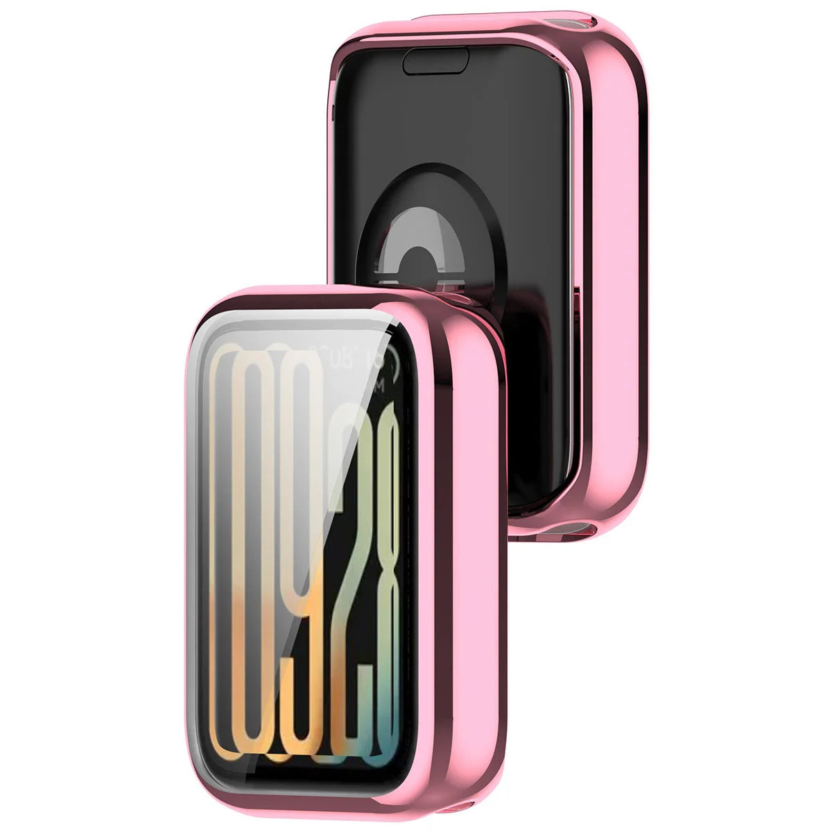 Schutzhülle für Xiaomi Smart Band 10 Pro, Bizon Case Watch Felipe, Rosa