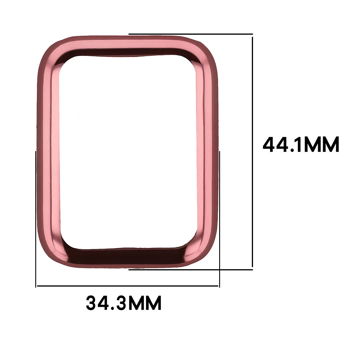 Schutzhülle für Xiaomi Smart Band 10 Pro, Bizon Case Watch Felipe, Rosa