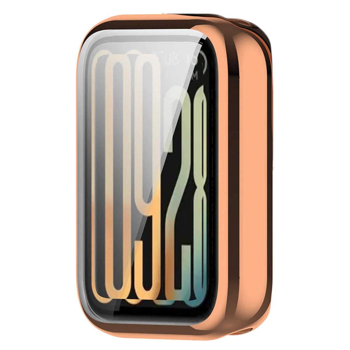 Schutzhülle für Xiaomi Smart Band 10 Pro, Bizon Case Watch Felipe, Rosegold