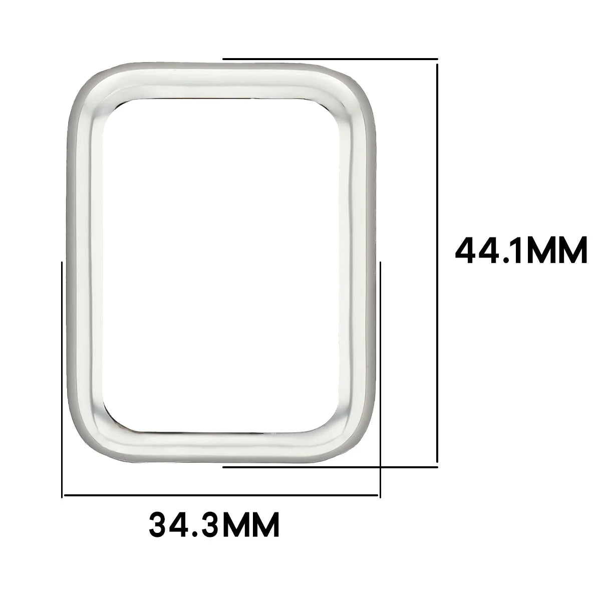 Schutzhülle für Xiaomi Smart Band 10 Pro, Bizon Case Watch Felipe, Silbern