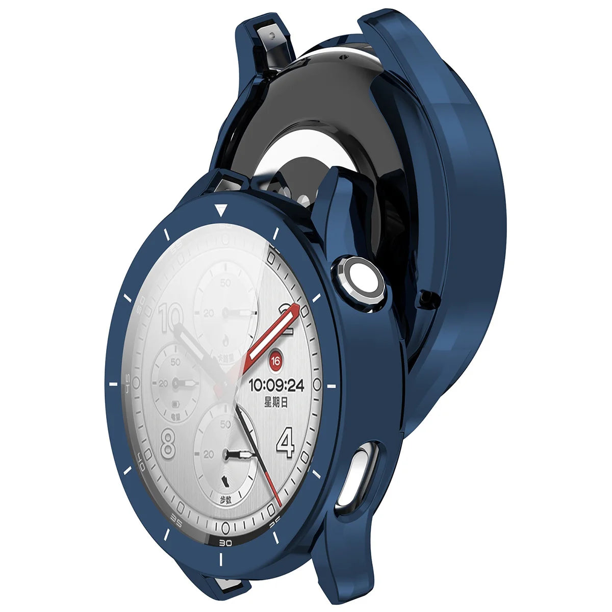 Schutzhülle für Xiaomi Watch S5, Bizon Case Watch Felipe, Blau