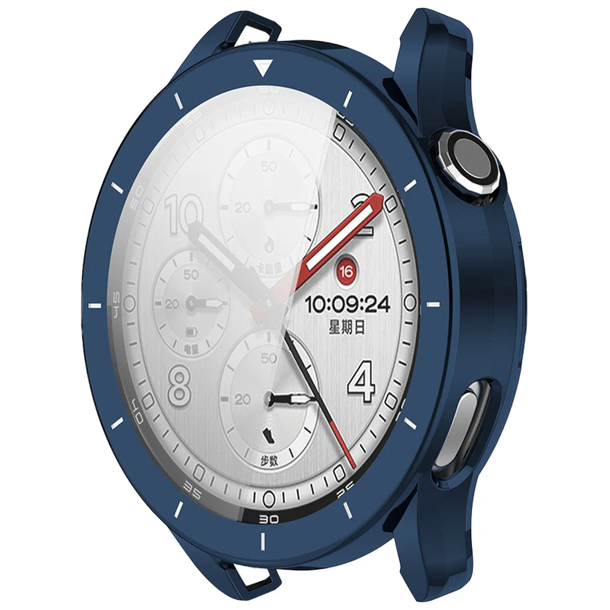 Schutzhülle für Xiaomi Watch S5, Bizon Case Watch Felipe, Blau