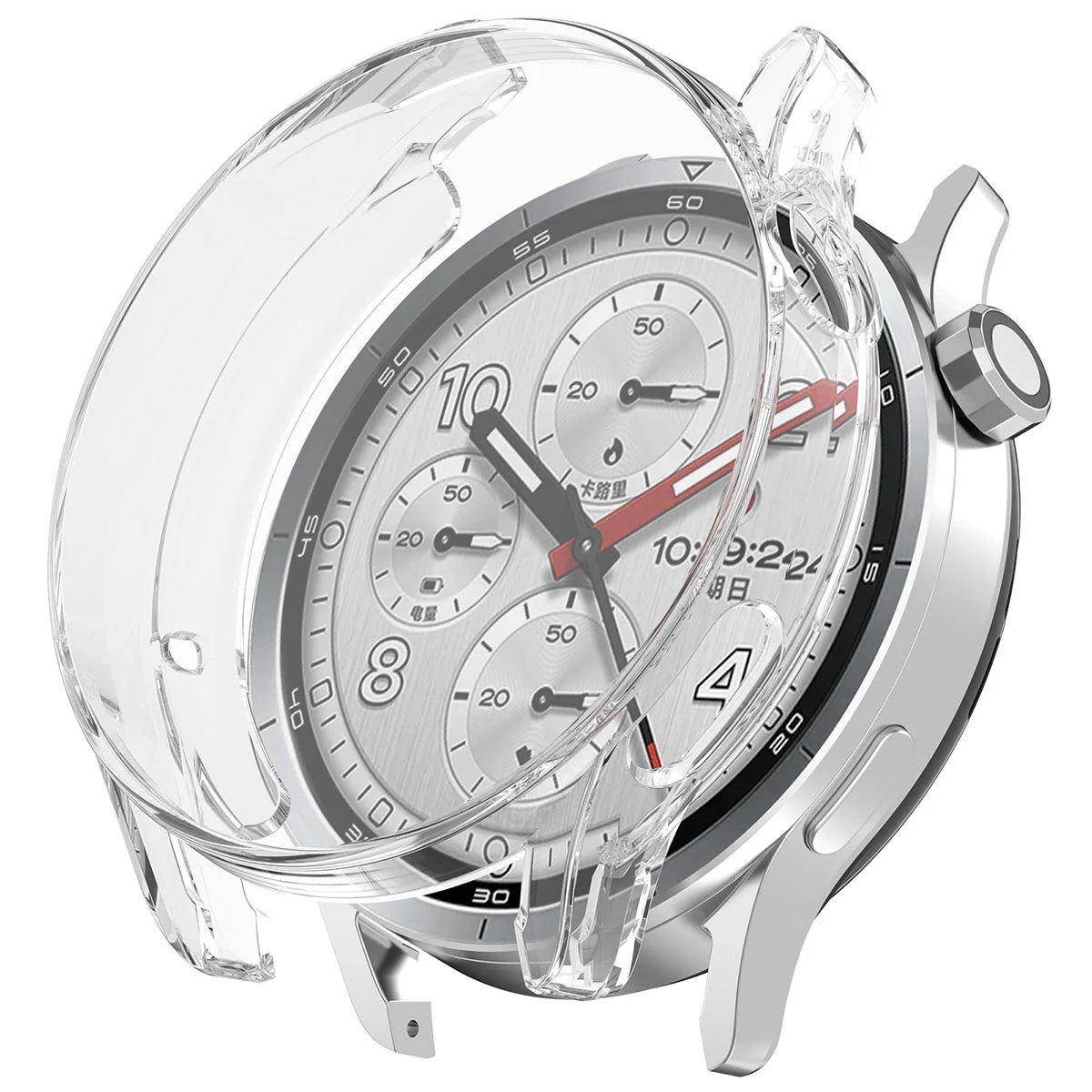 Schutzhülle für Xiaomi Watch S5, Bizon Case Watch Felipe, Transparent
