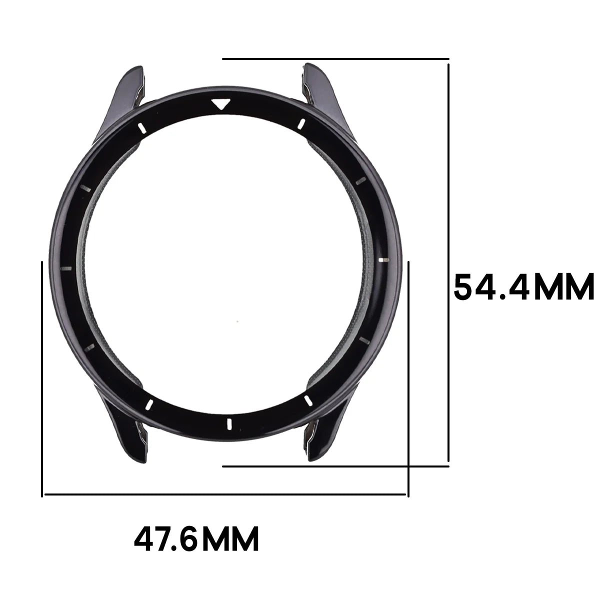 Schutzhülle für Xiaomi Watch S5, Bizon Case Watch Felipe, Grau